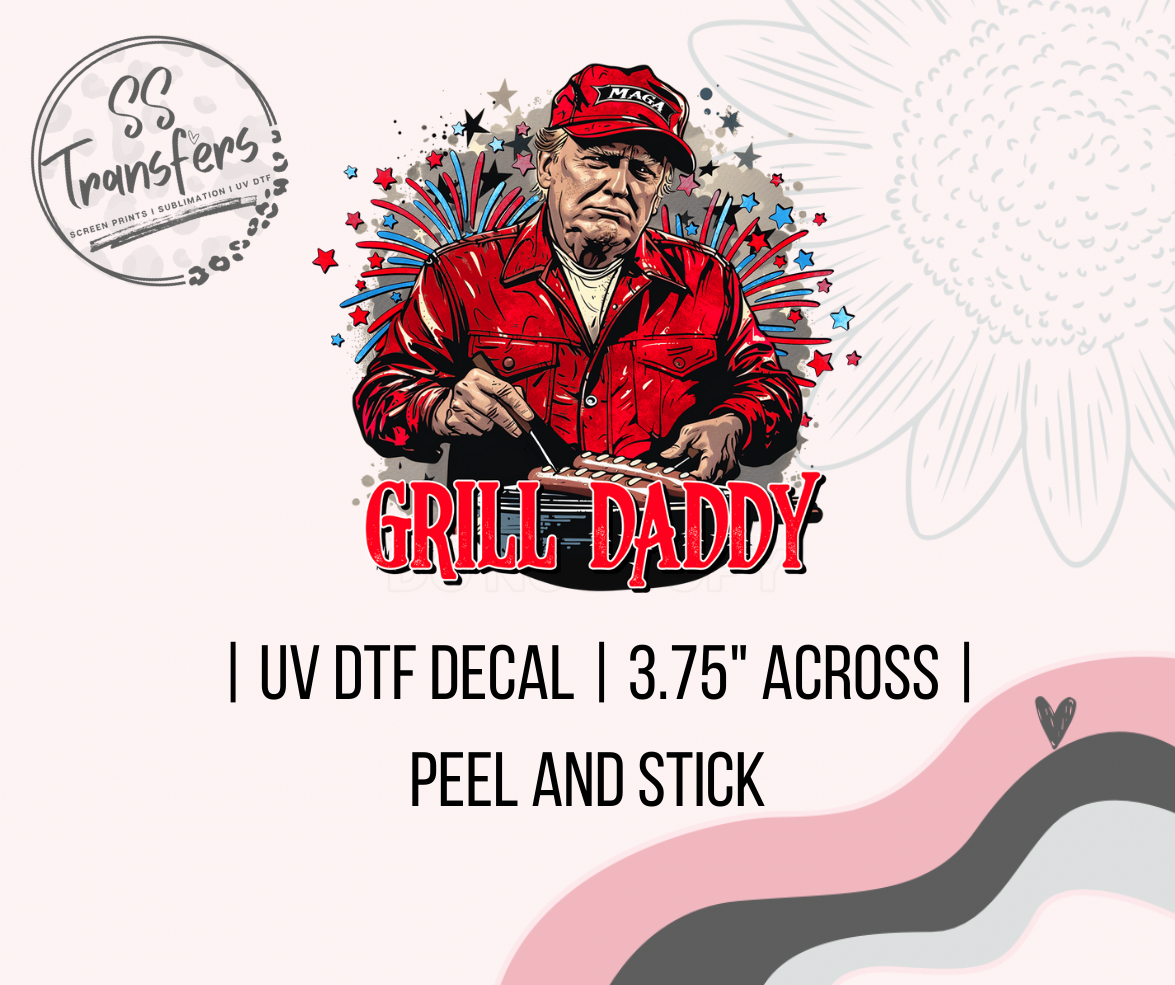 Grill Daddy UV Decal