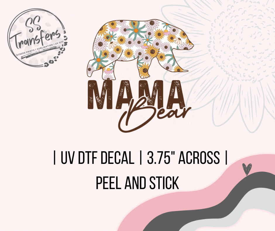 Mama Bear UV Decal