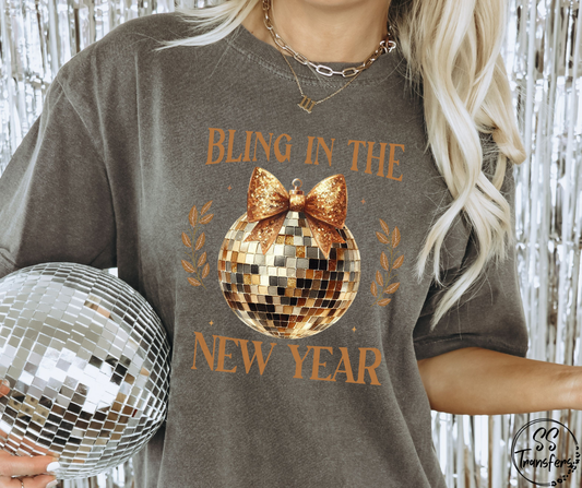 Bling in the New Year DTF Transfer