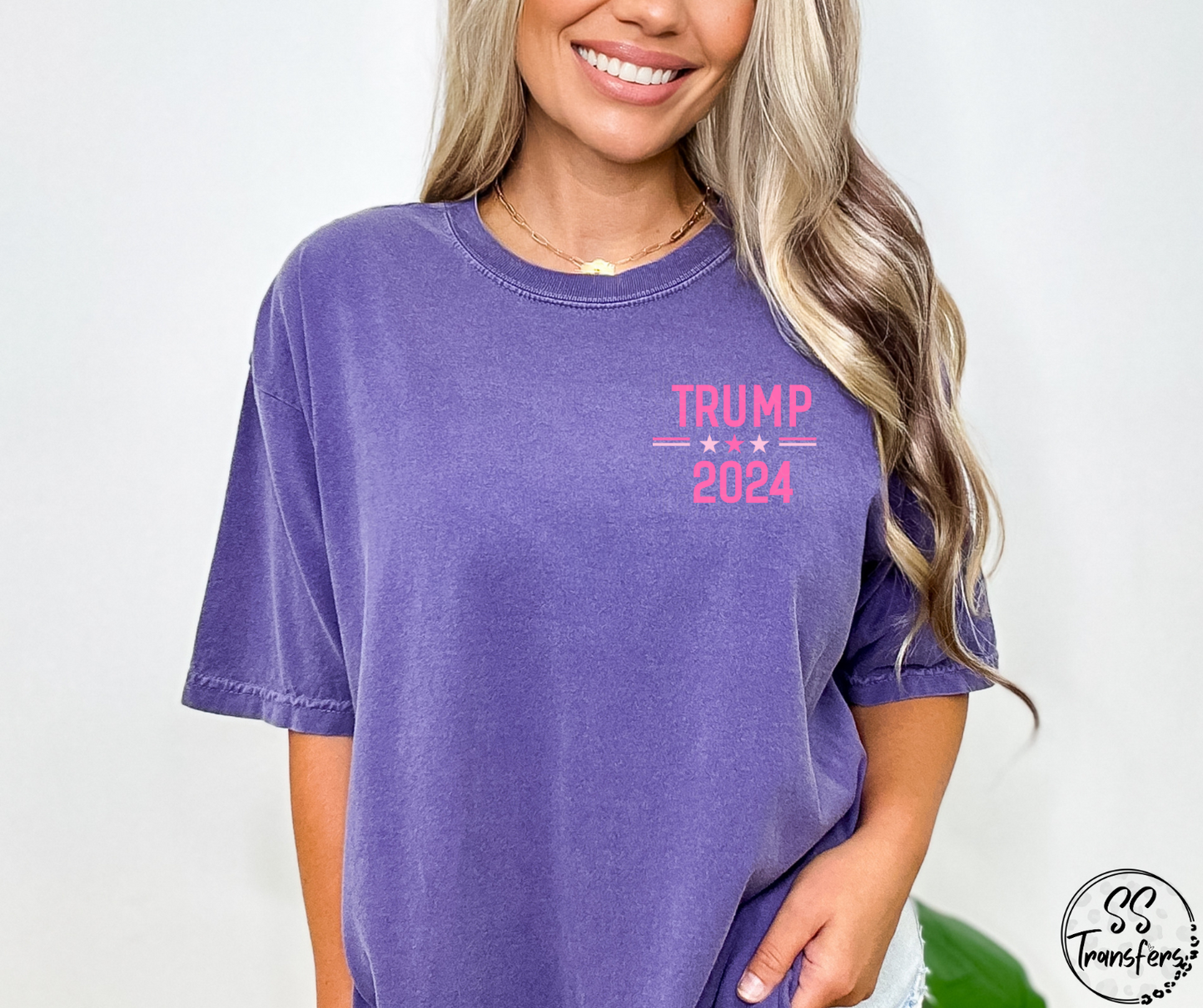 Trump 2024 (w/pocket option) DTF Transfer