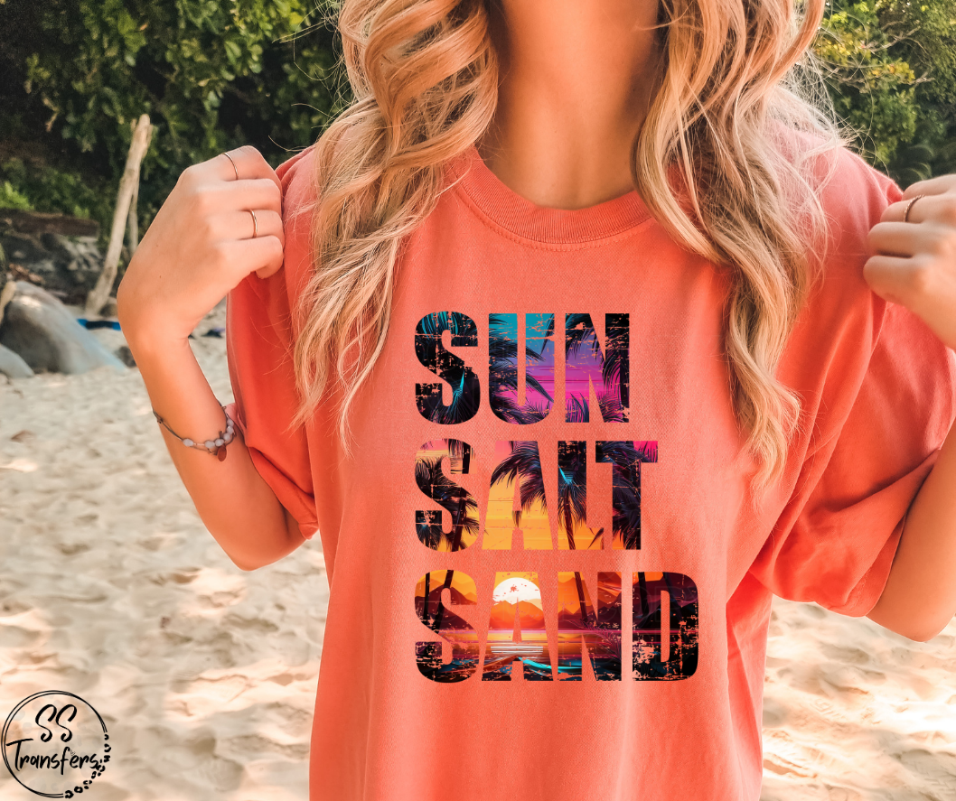 Sun, Salt, Sand DTF Transfer