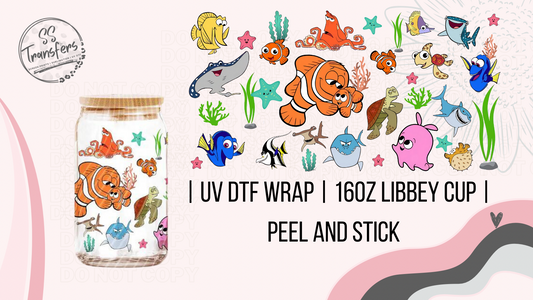 All the Fish Friends Libbey UV Wrap