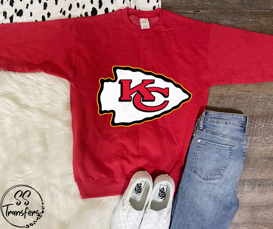 KC Oversized Helmet/Arrowhead *SS Exclusive* DTF Transfer