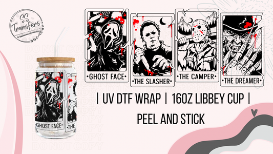 Horror Tarot Cards Libbey UV Wrap