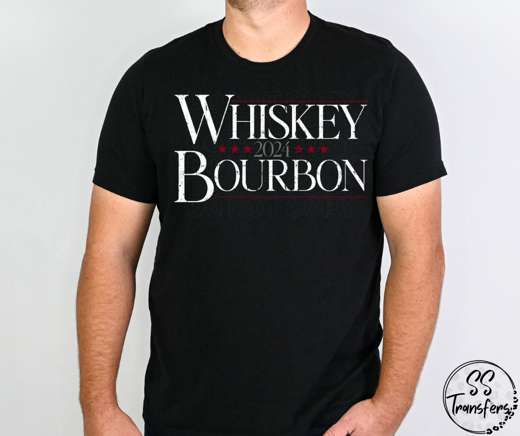 Whiskey/Bourbon 24' DTF Transfer