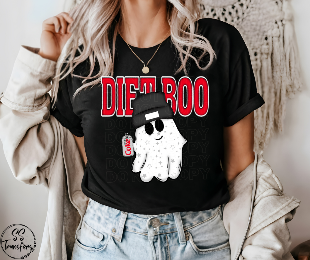 Boo Ghost Drinks (Multiple Choices) DTF Transfer