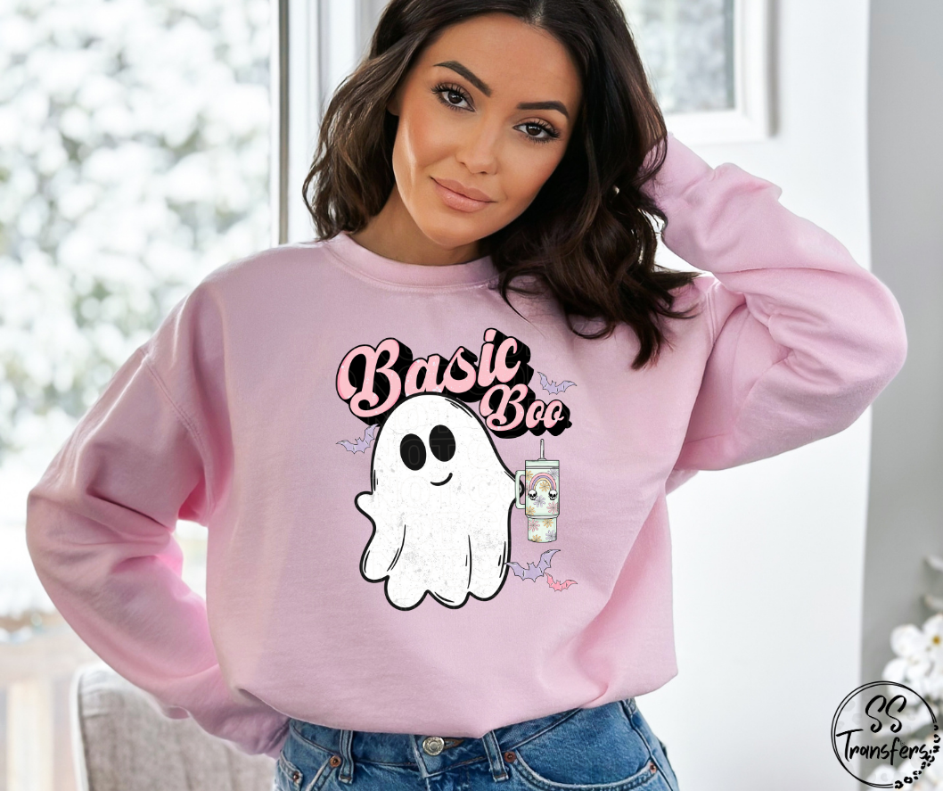 Boo Ghost Drinks (Multiple Choices) DTF Transfer