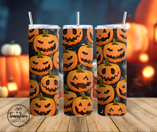 Happy Jack O Lanterns Sub Tumbler Transfer