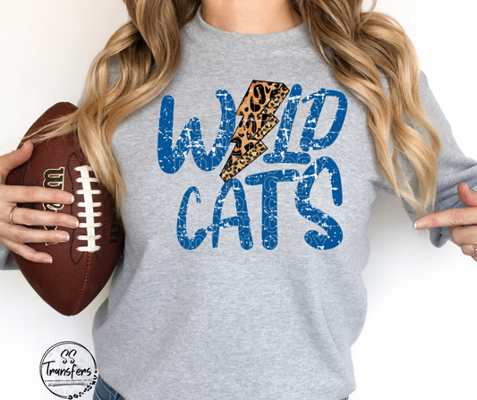 Distressed Wildcats DTF Transfer