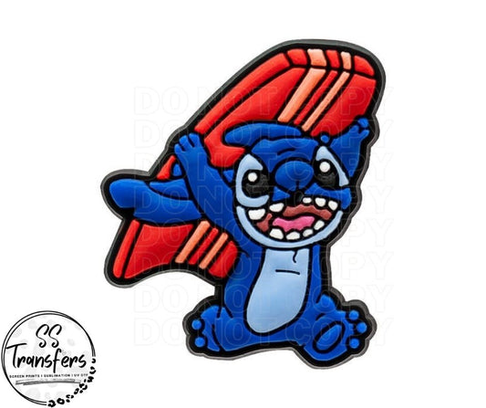 Boogie Board Blue Monster Straw Topper