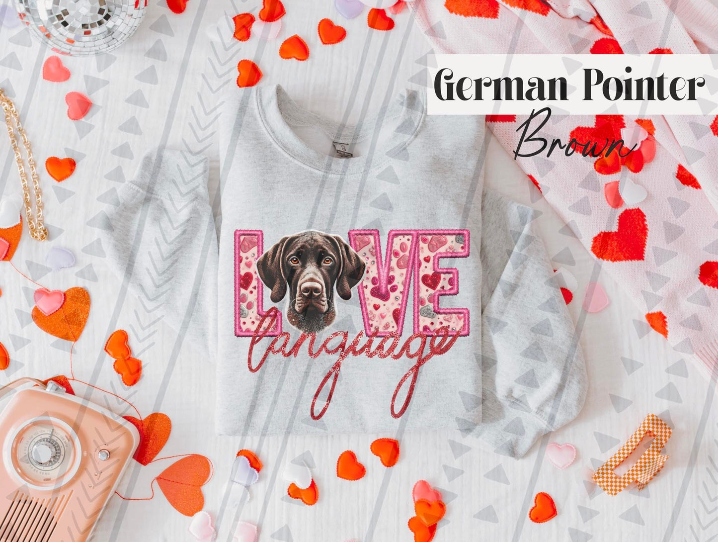 Love Language Valentine Cats and Dogs (Multiple Breeds) DTF Transfer