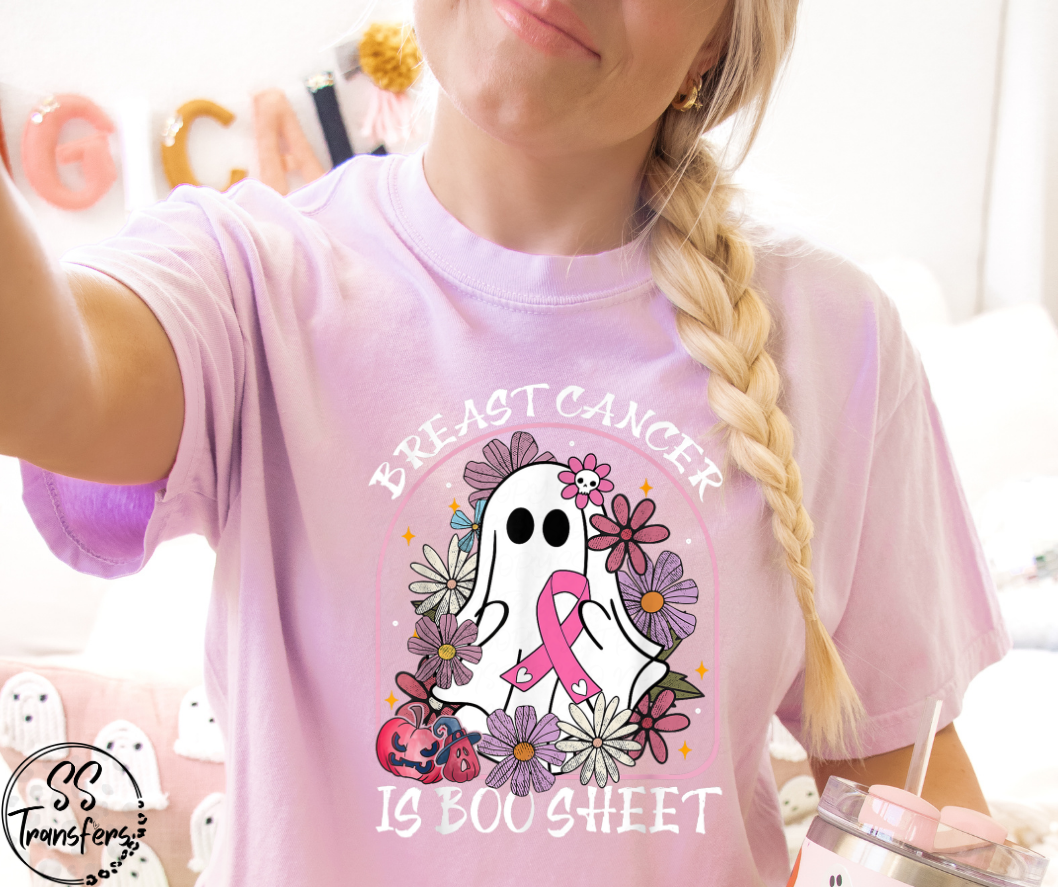 Breast Cancer is Boo Sheet DTF Transfer