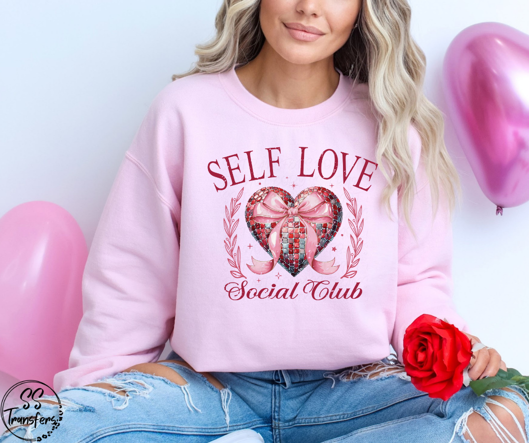 Self Love V-Day Club DTF Transfer