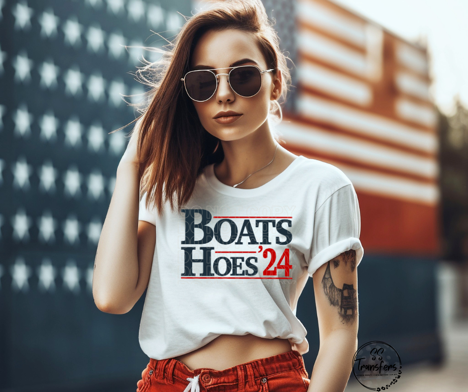 Boats And Hoes 24' DTF Transfer