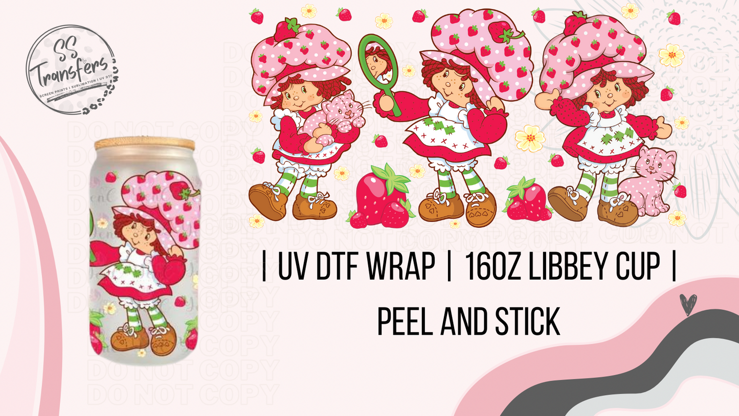 Strawberry Girl Libbey UV Wrap