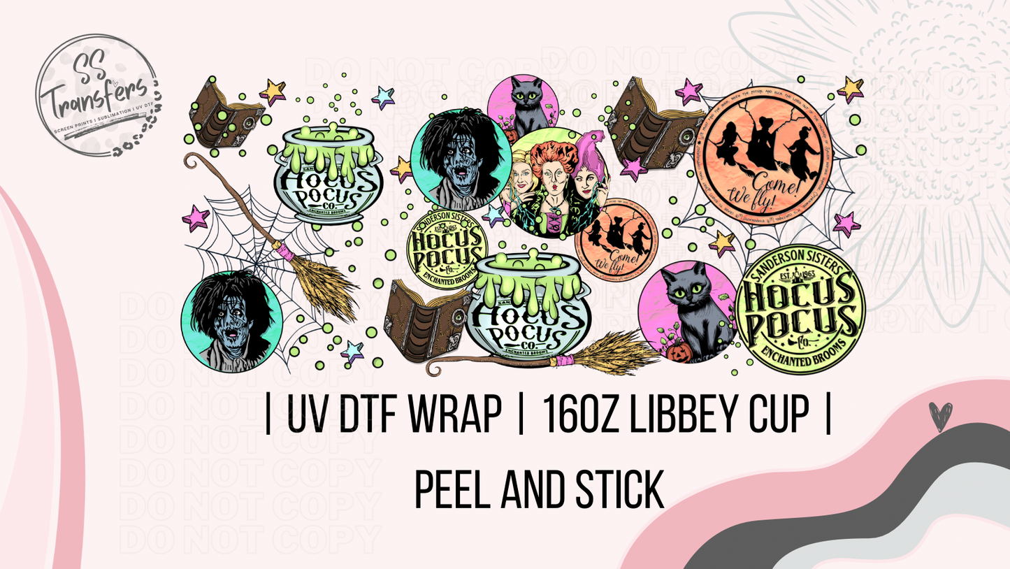 Hocus Pocus Sistas Libbey UV Wrap