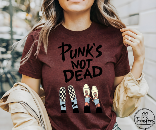 Punk's Not Dead DTF Transfer