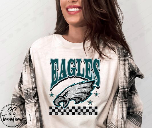 Eagles Faux Bling DTF Transfer