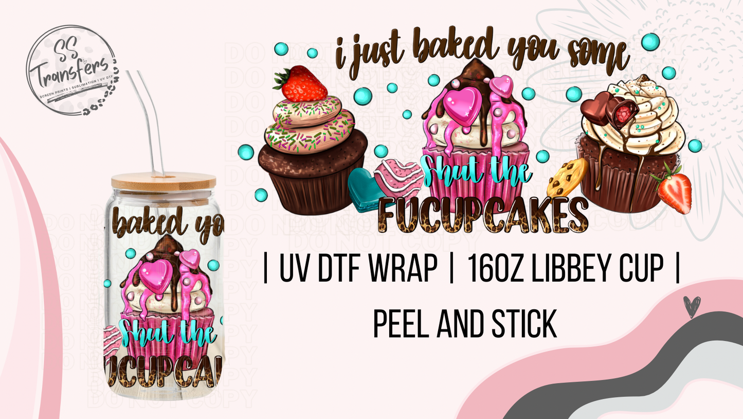 FU Cupcakes Libbey UV Wrap