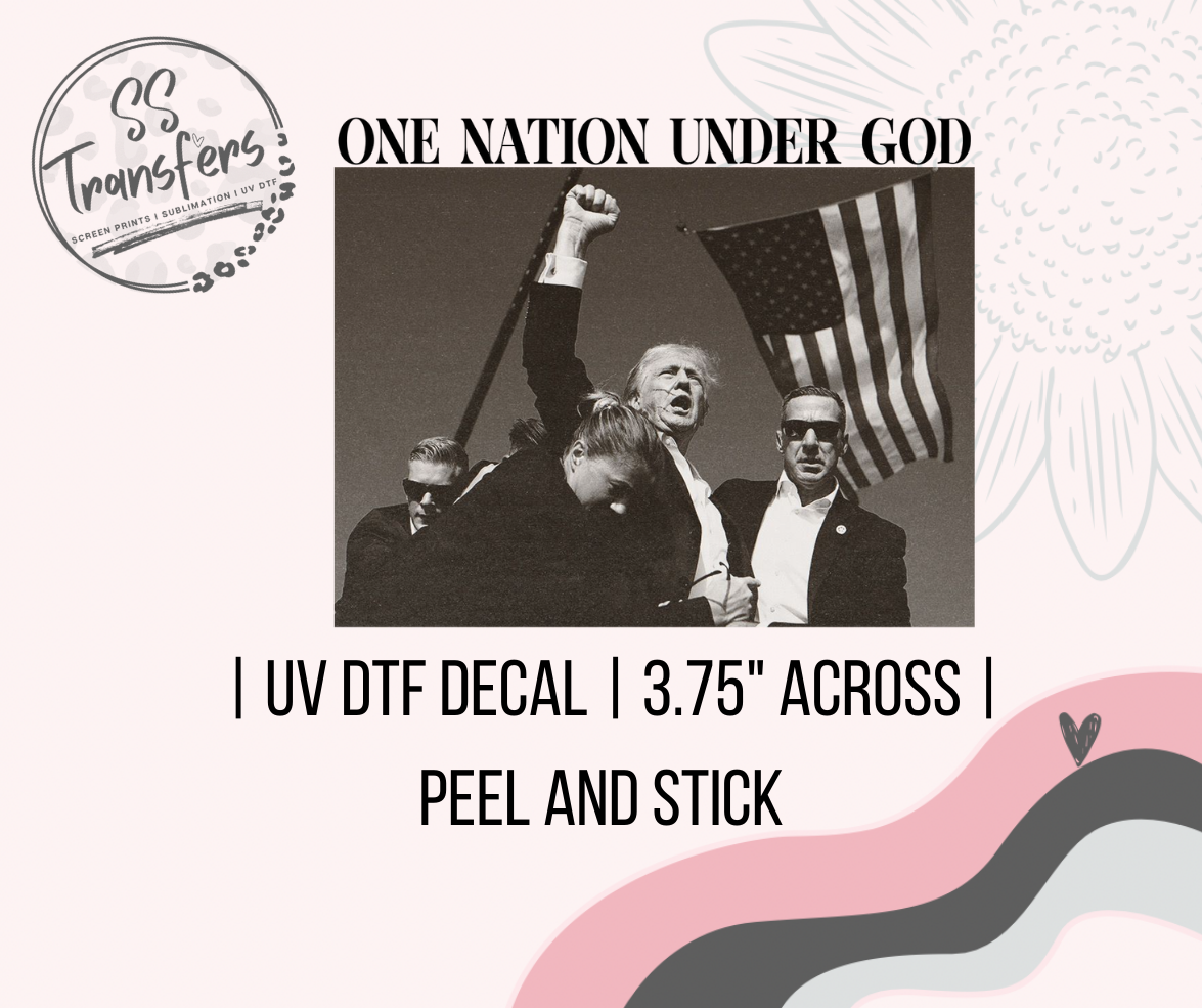 One Nation UV Decal