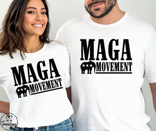 MAGA Movement DTF Transfer