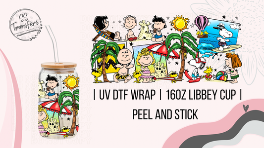 Peanuts Summer Libbey UV Wrap