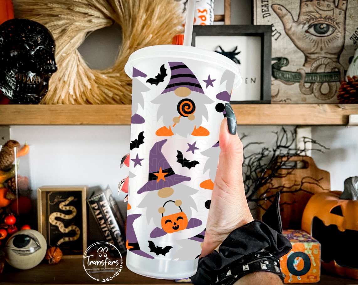 Trick Or Treat Wizard Cold Cup UV Wrap