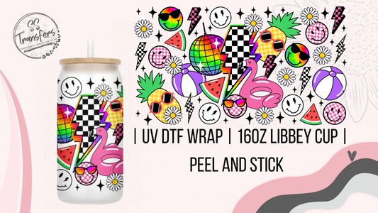 Retro Summer Libbey UV Wrap