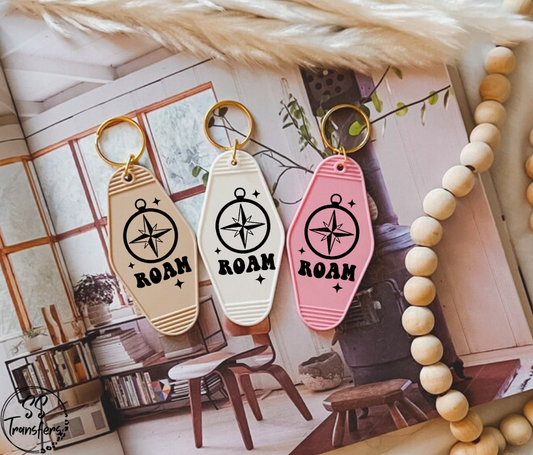 Roam Motel UV Keychain