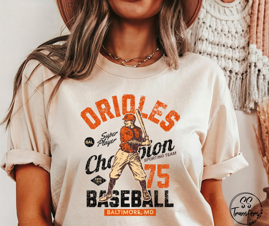 Vintage Baseball Teams (Multiple Team Choices) DTF Transfer