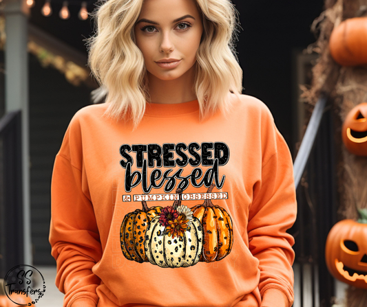 Pumpkin Obsessed DTF Transfer