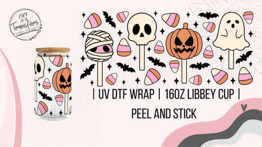 Sweet Halloween Libbey UV Wrap