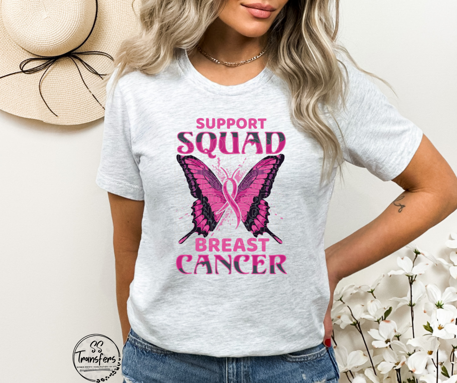 Support Squad Butterfly DTF Transfer