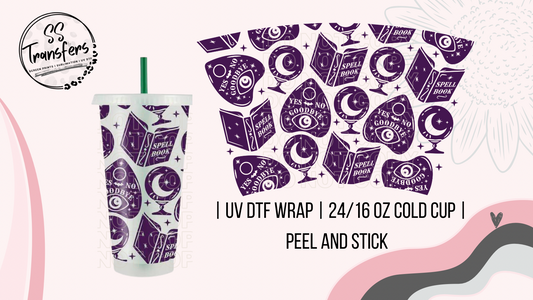 Spell Book Cold Cup UV Wrap