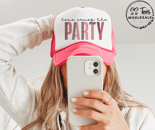 Here Comes The Party Foam Trucker Hat