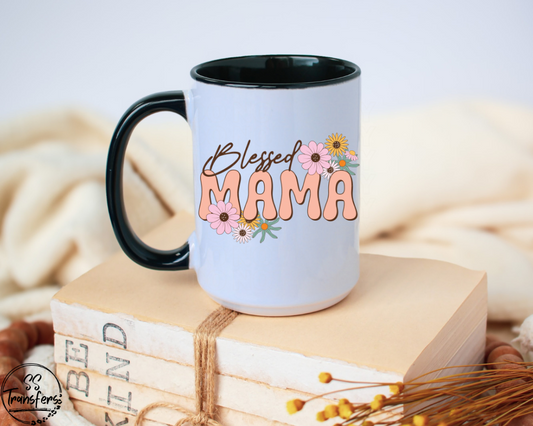 Blessed Mama UV Decal