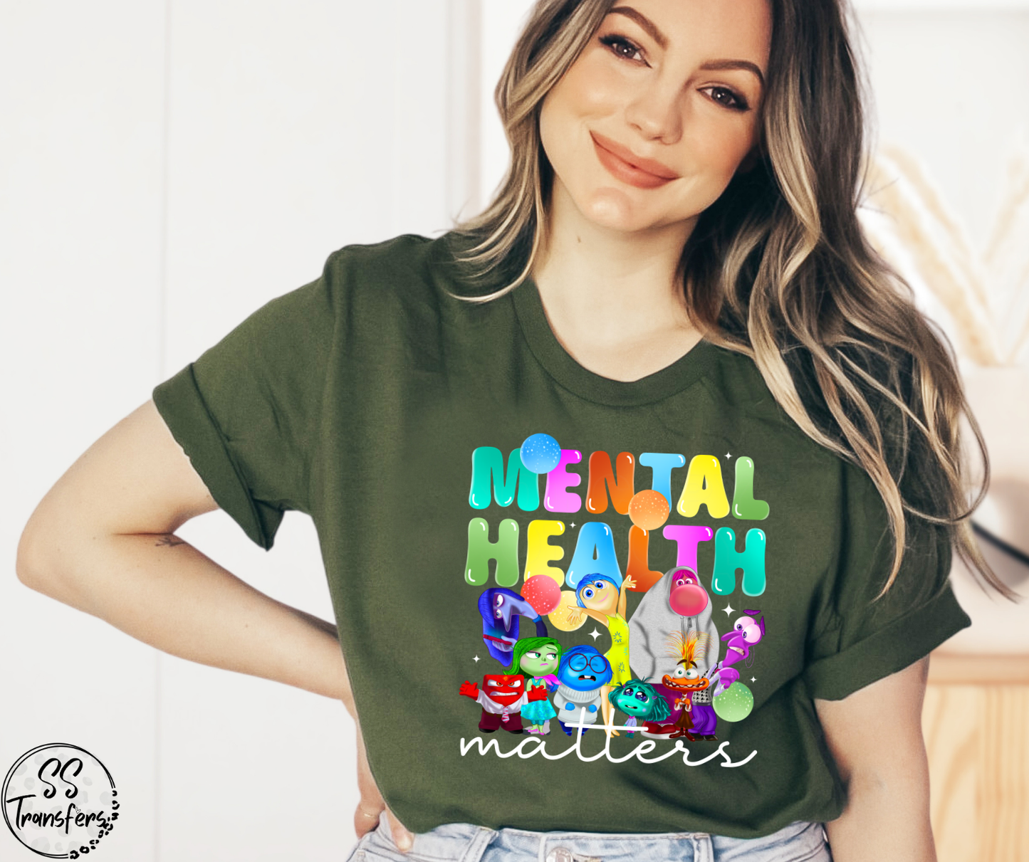 Feelings Mental Health Matters DTF Transfer