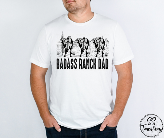 Bad A Ranch Dad DTF Transfer