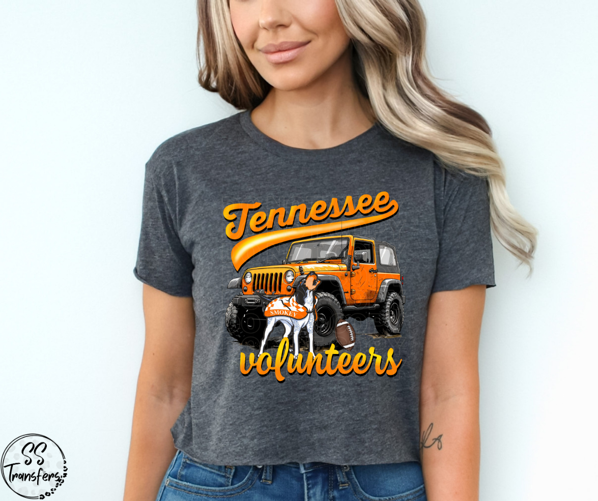 Tennessee Jeep DTF Transfer