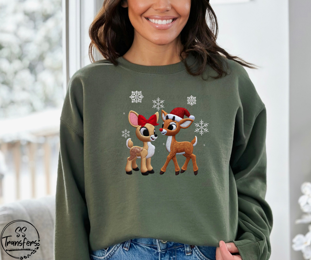 Reindeer Lovers DTF Transfer