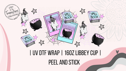 Pastel Spell Books Libbey UV Wrap