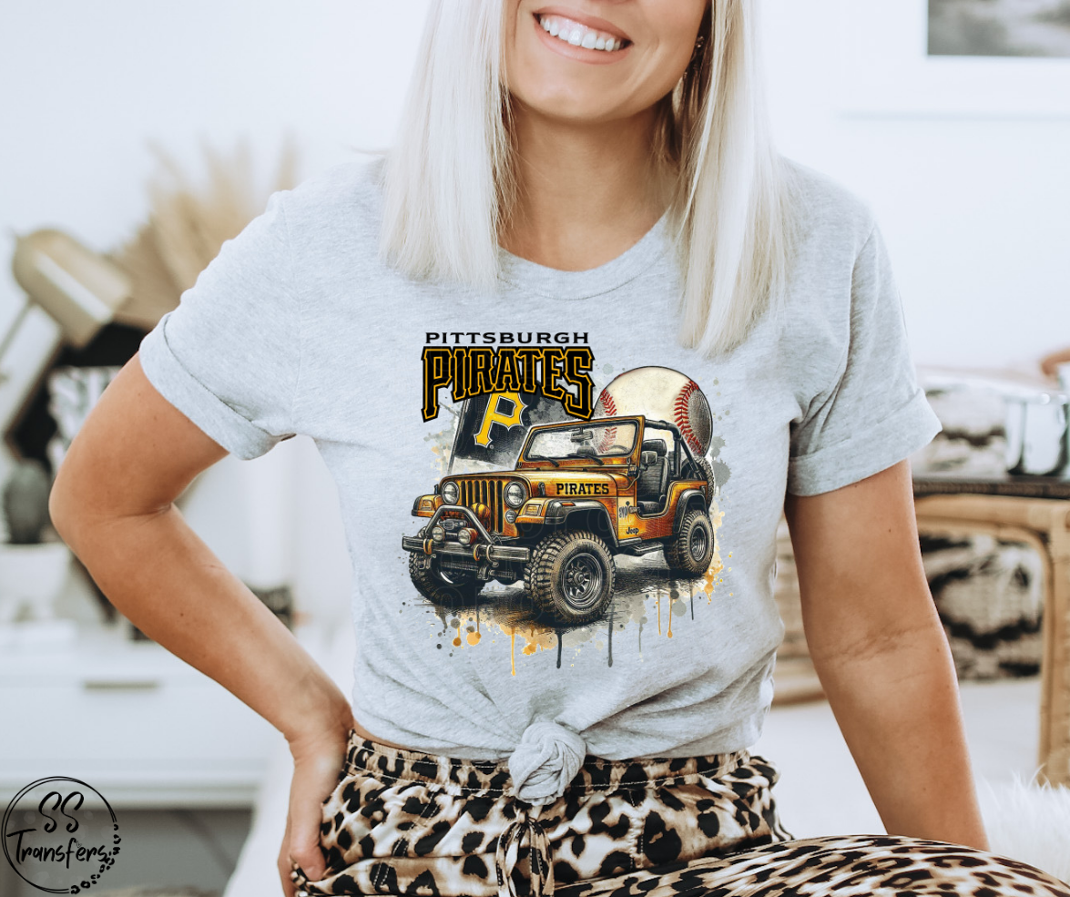 Baseball Jeeps (Multiple Choices) DTF Transfer