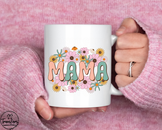 Floral Mama UV Decal
