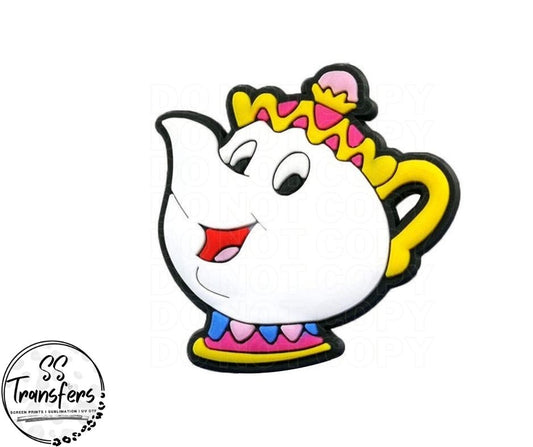 Cartoon Teapot Straw Topper