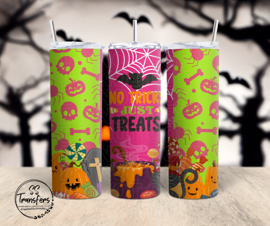 No Tricks Just Treats Sub Tumbler Transfer