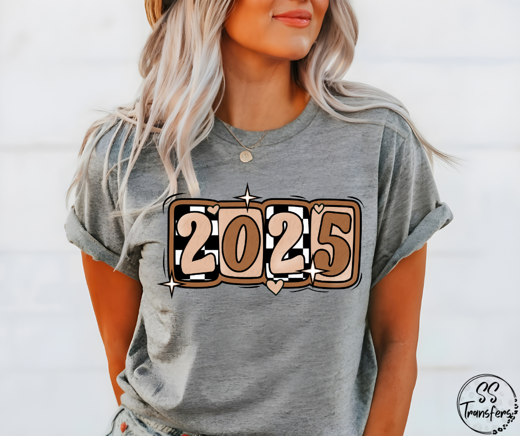 2025 Checkered (Multiple Colors) DTF Transfer