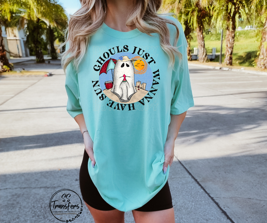 Ghouls Just Wanna Have Sun Sublimation Transfer