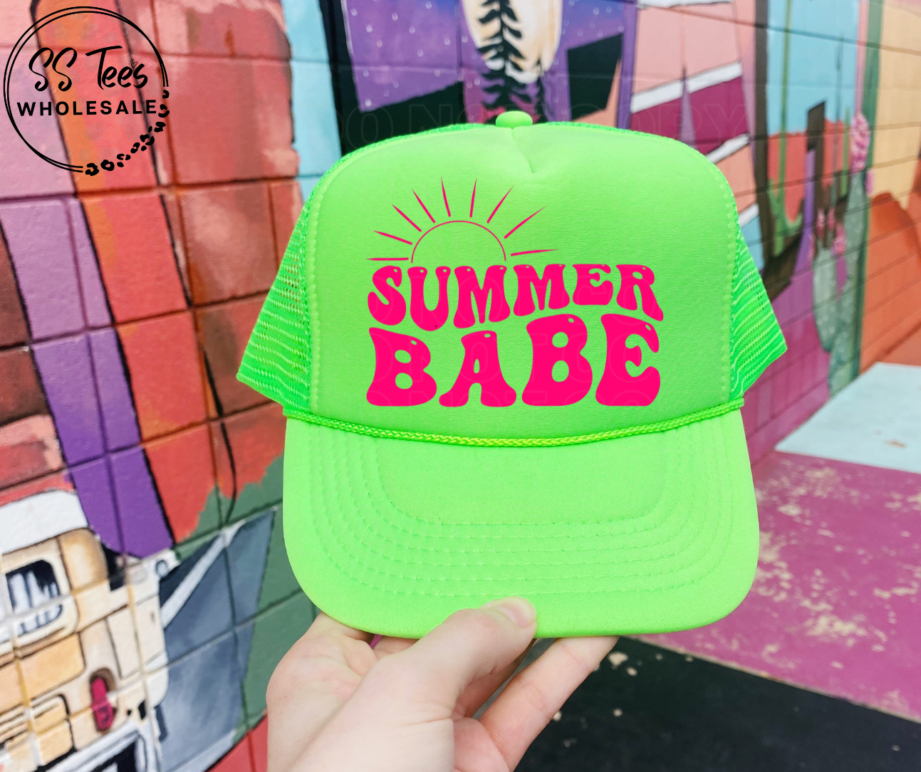 Summer Babe Hat DTF/Sub Transfer