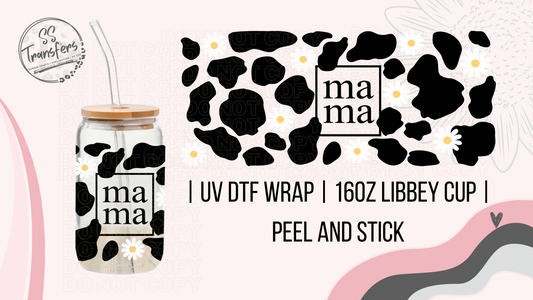 Mama Cow Print Libbey UV Wrap