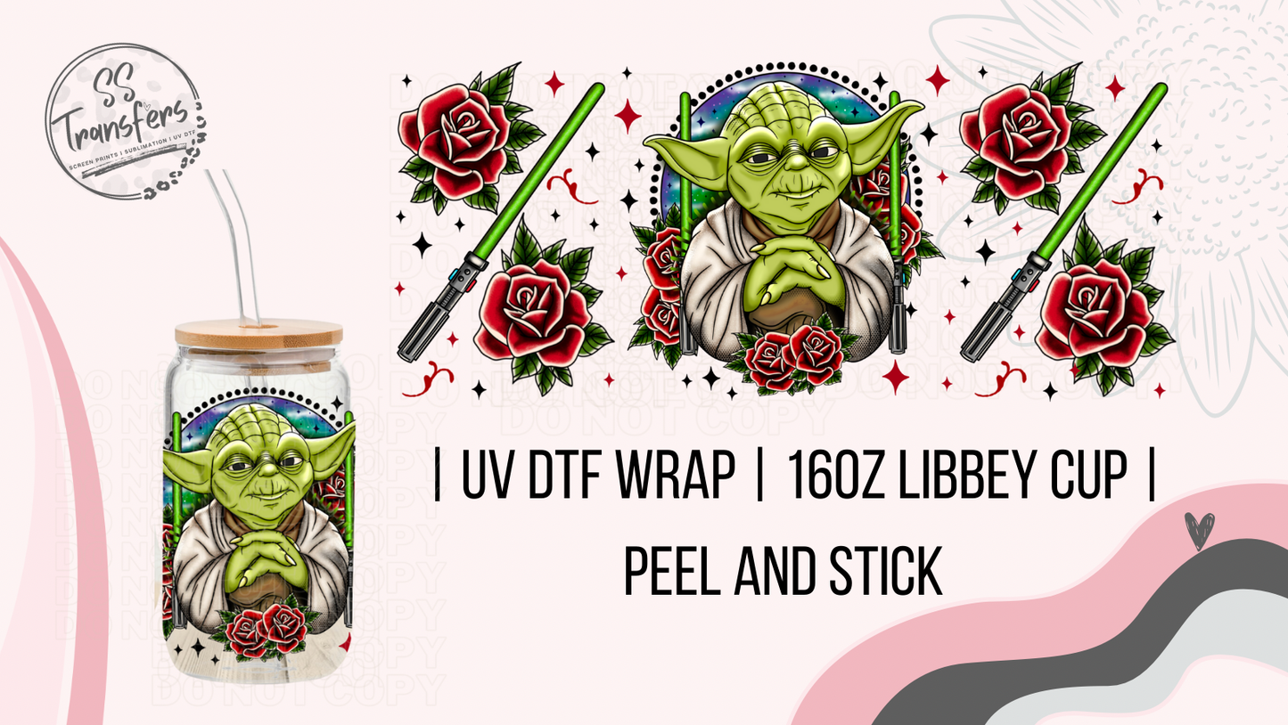 Rose Light Saber Libbey UV Wrap